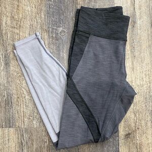 Lululemon grey multi colored leggings